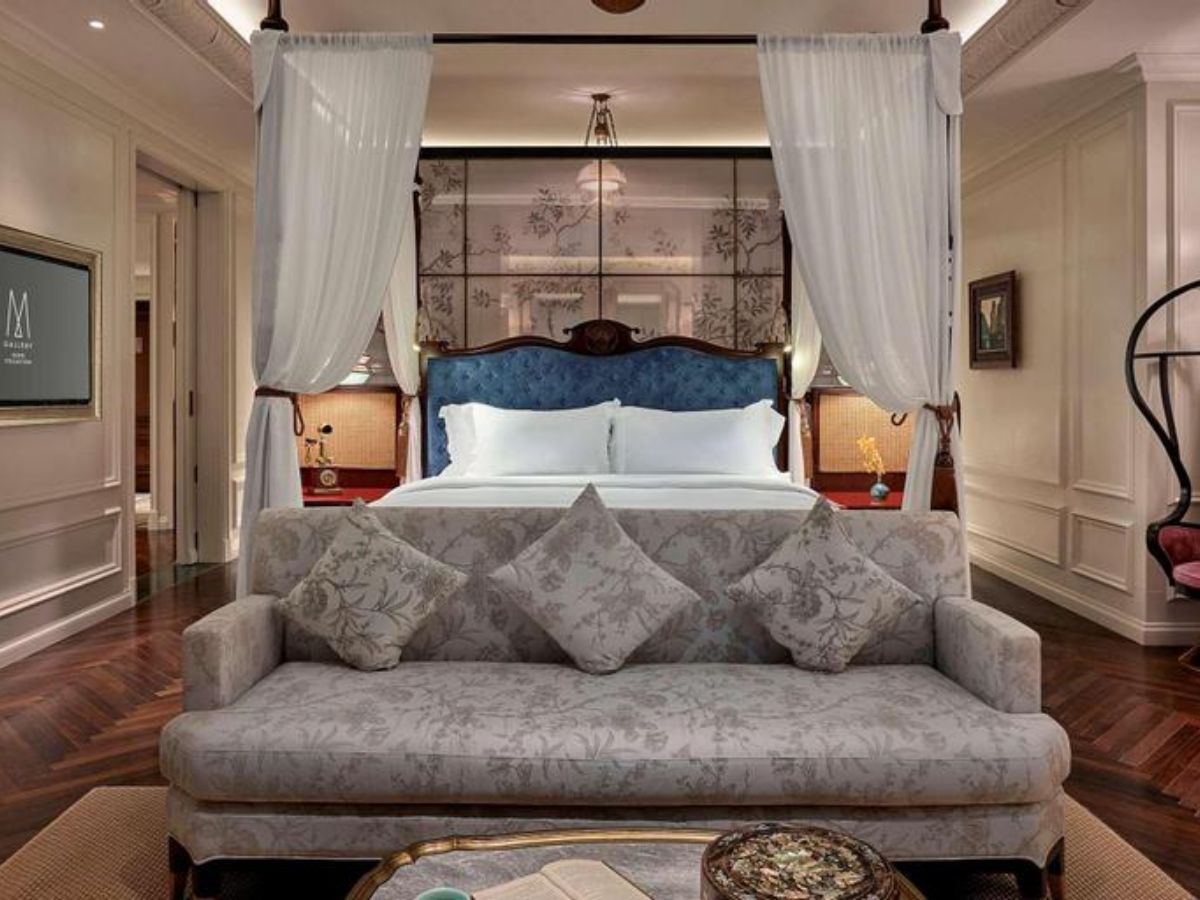 Phòng tổng thống với nội thất vô cùng xịn sò.