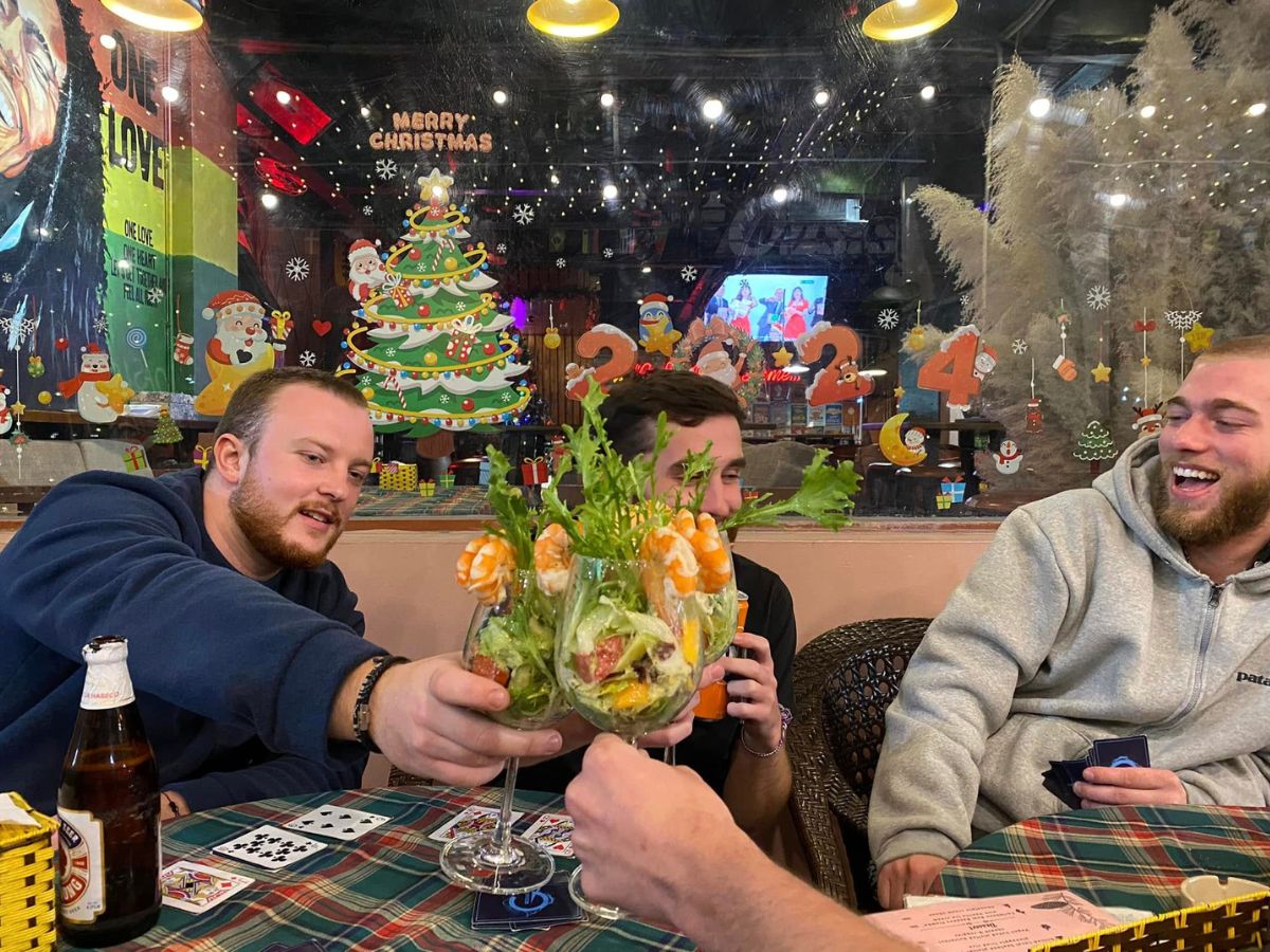 Attractive dishes at Oasis Bar Cat Ba.