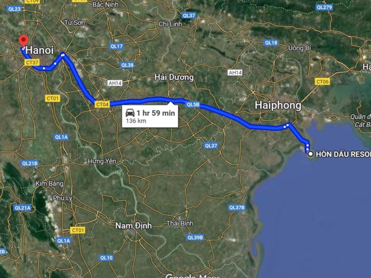 Di chuyển ra đảo Hòn Dấu thuận lợi bằng nhiều phương tiện