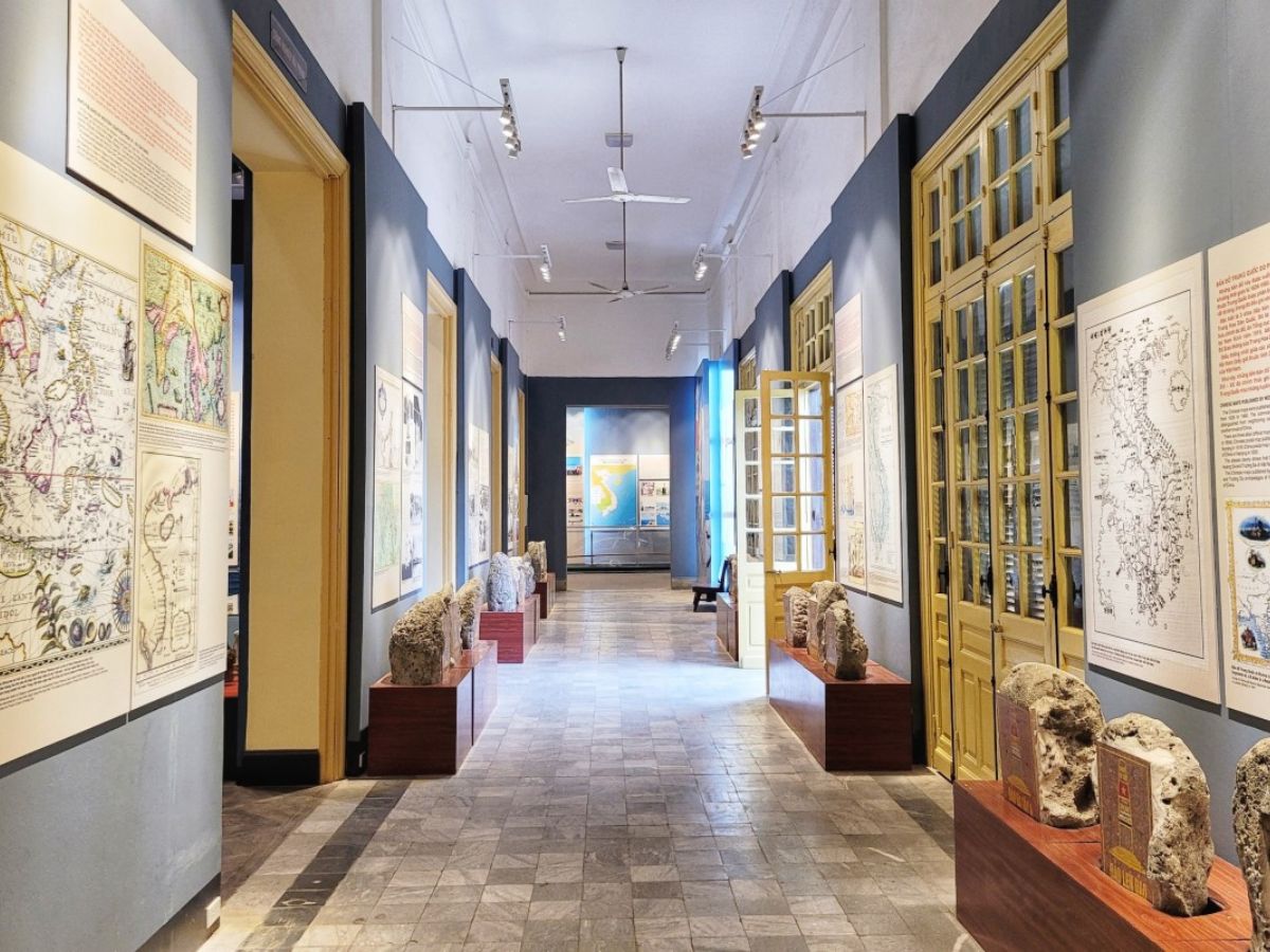 Bảo tàng Hải Phòng có không gian trưng bày rộng.