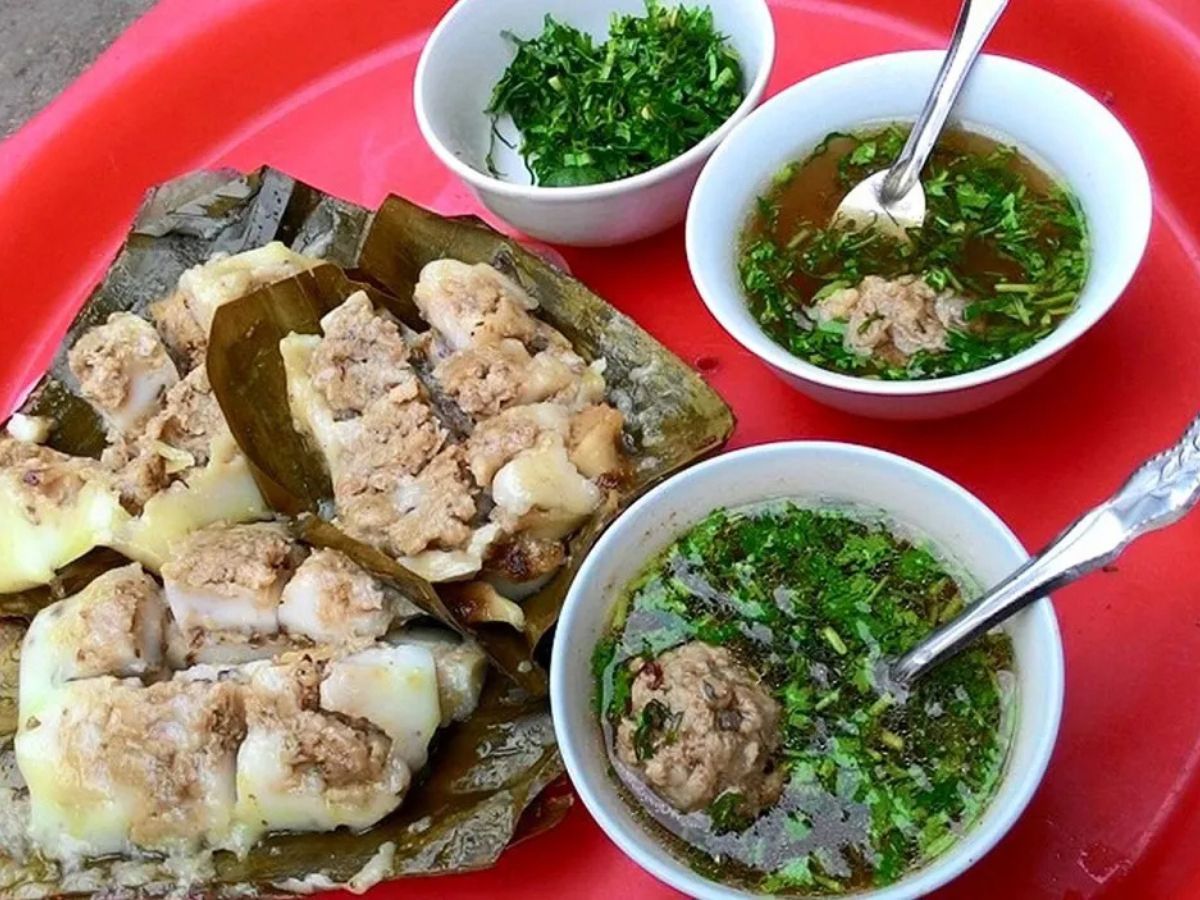 Bánh bèo U Dung được dân địa phương yêu thích.