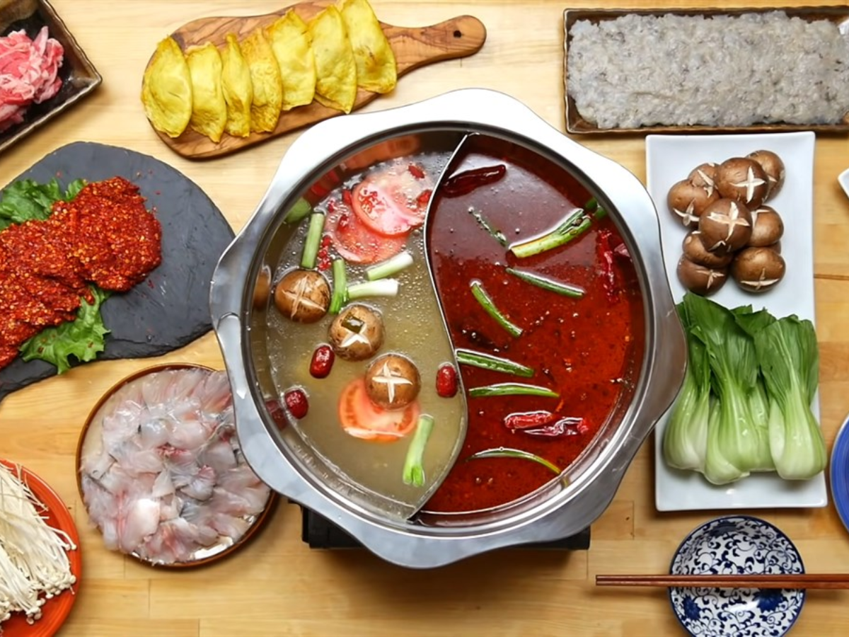 Lẩu tứ xuyên Hải Phòng thơm ngon hấp dẫn.