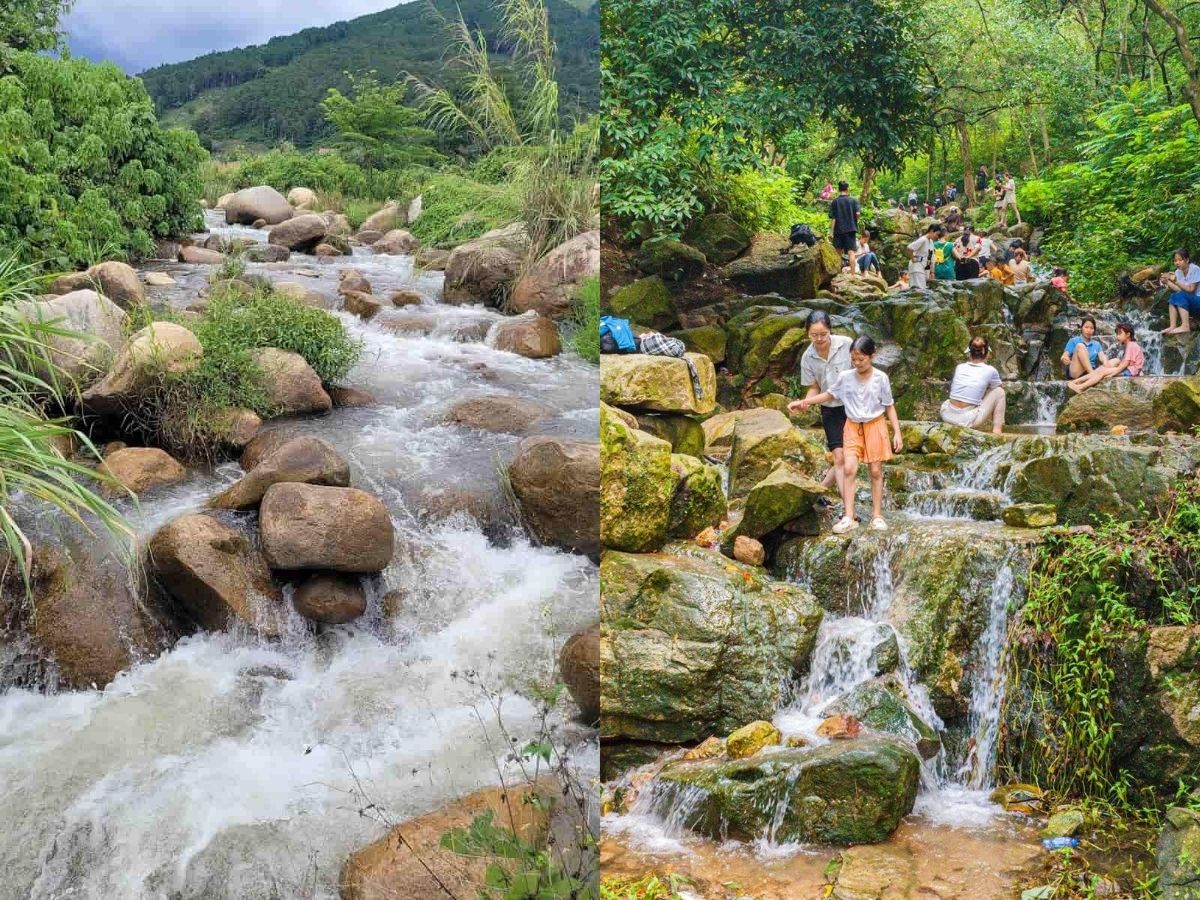 Những con suối ở Hải Phòng mang vẻ đẹp bình yên và không gian mát lành thu hút nhiều du khách.