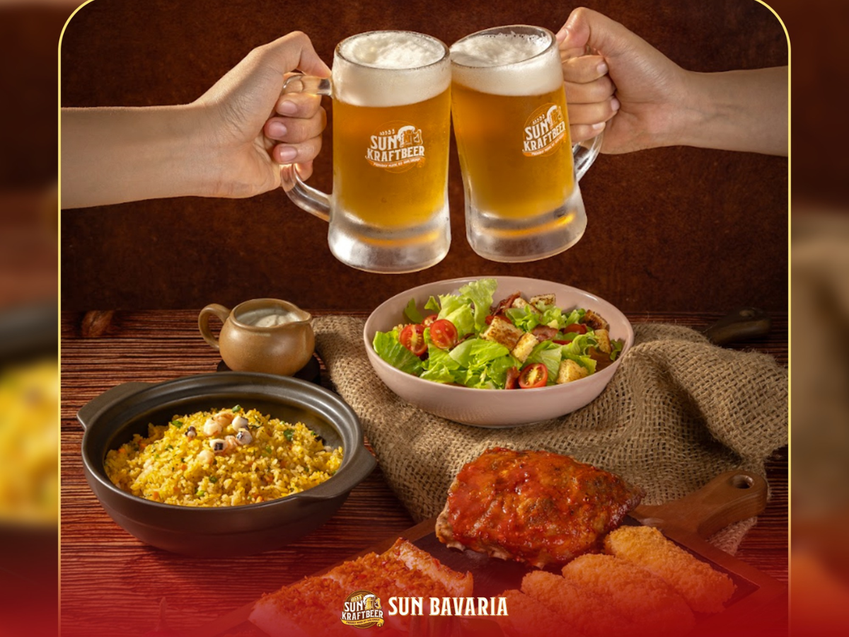 Điểm nhấn nổi bật tại đây là dòng Sun KraftBeer được sản xuất trên dây chuyền hiện đại của thương hiệu Braukon đến từ Đức.