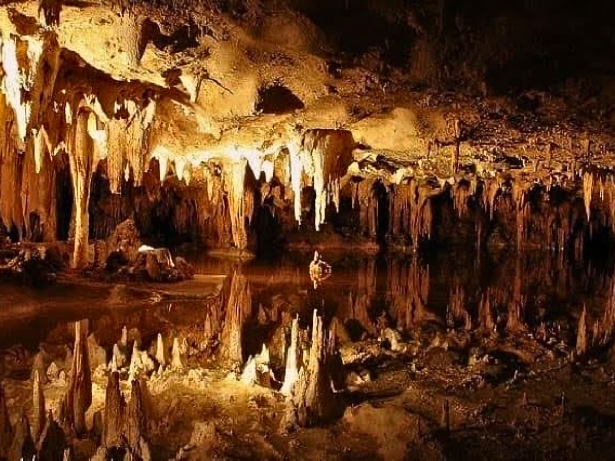 Động Phù Long nổi bật với các nhũ đá