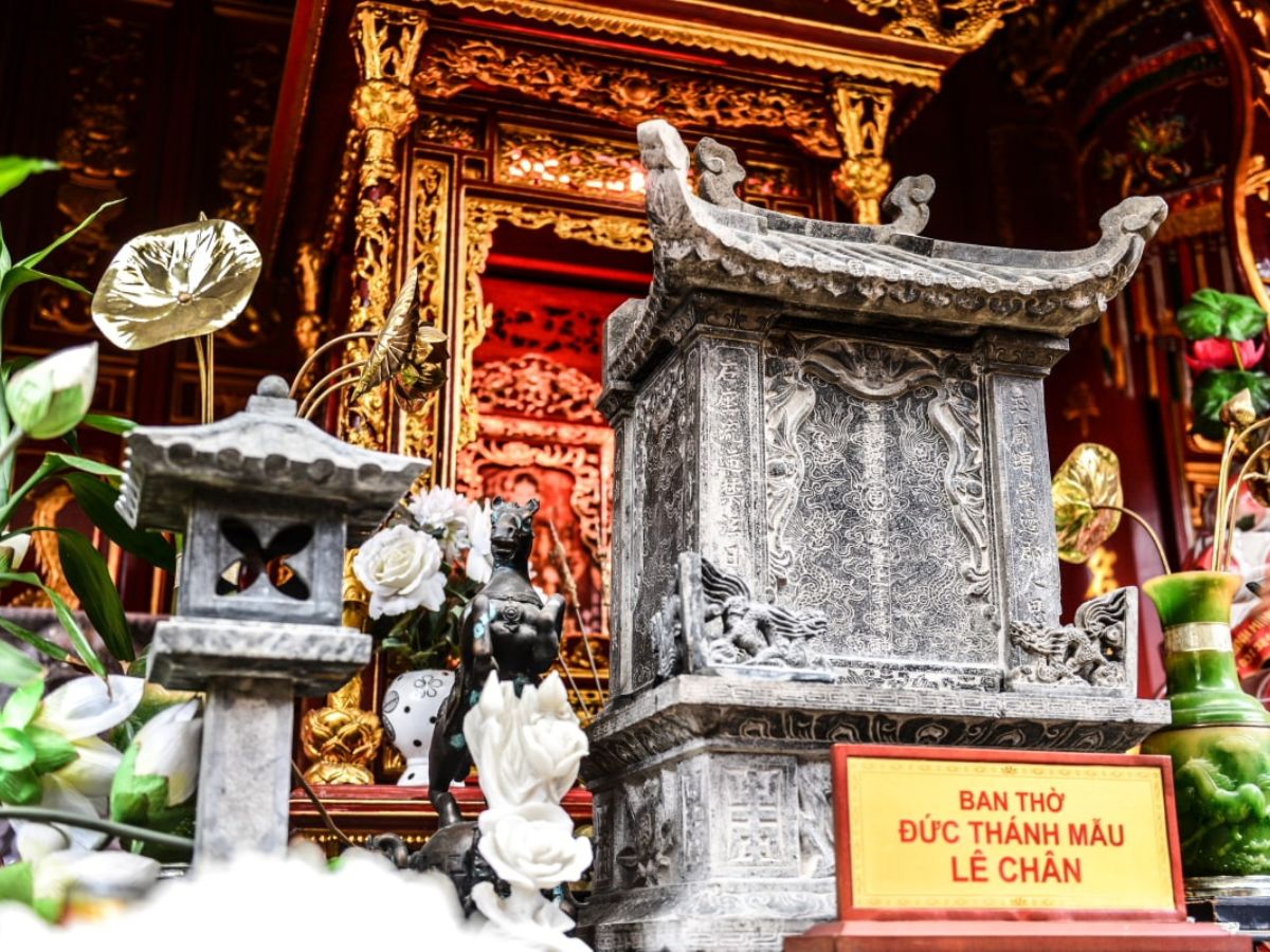 Đền thời nữ tướng Lê Chân khai phá vùng đất An Biên và có công lớn trong công cuộc chống giặc ngoại xâm