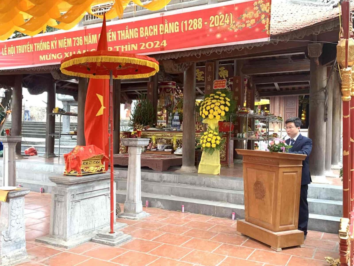 Khai mạc lễ hội đền Trần Quốc Bảo Hải Phòng