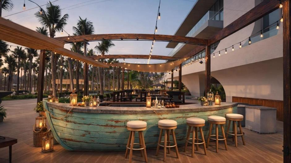 Không gian guầy bar ngoài trời