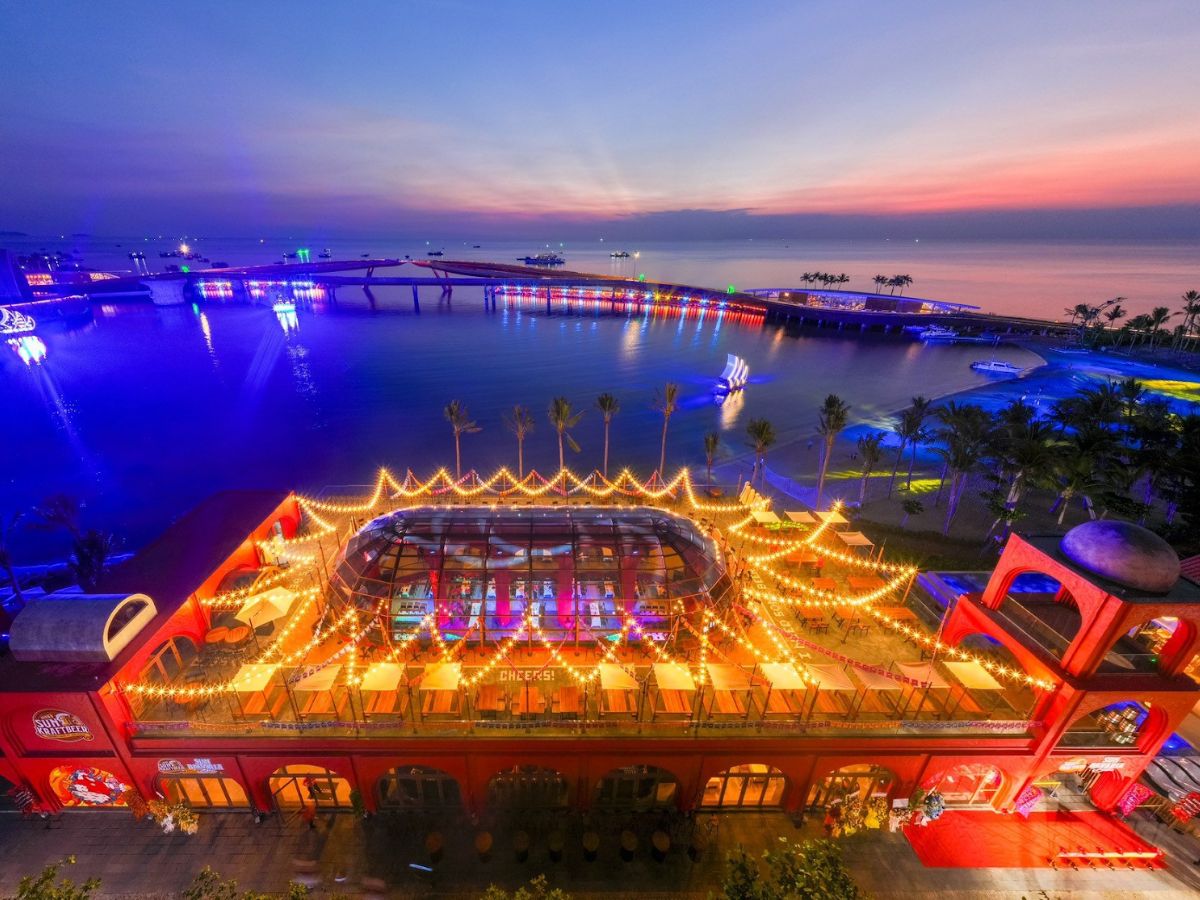 Sun Bavaria là nhà hàng bia thủ công nổi bật tại Cát Bà