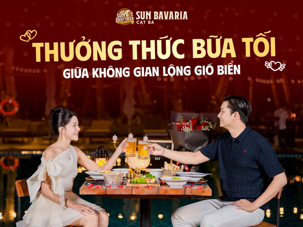 Vừa thưởng thức ẩm thực, vừa tận hưởng không gian giải trí ven biển tại Sun Bavaria