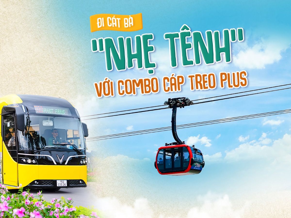Take the Cat Hai–Phu Long Cable Car to reach Cat Ba Island