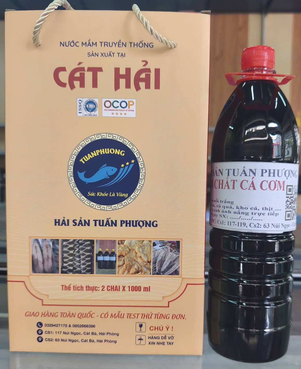 Nước mắm Cát Hải truyền thống đượm đà hương vị biển đảo