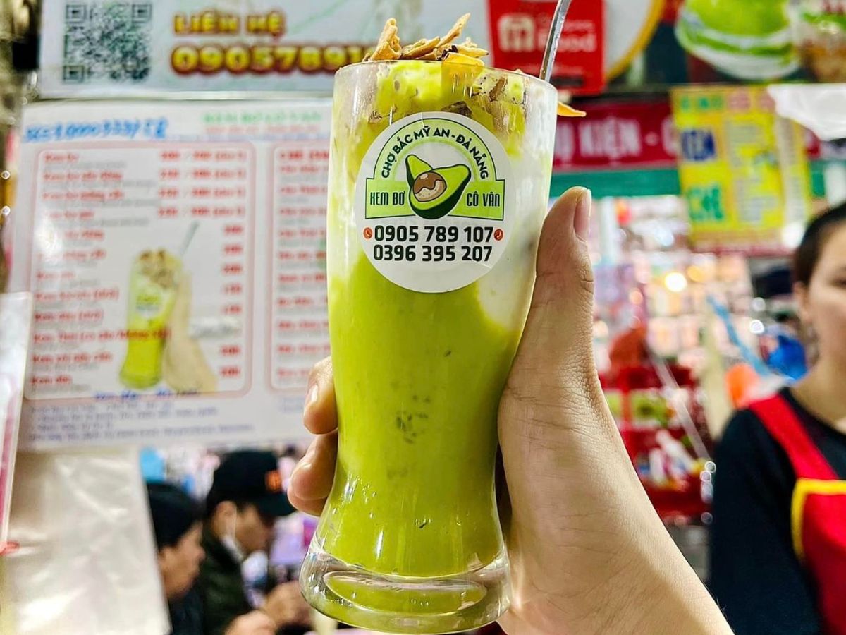 Kem bơ Đà Nẵng hấp dẫn bởi hương vị thơm ngon