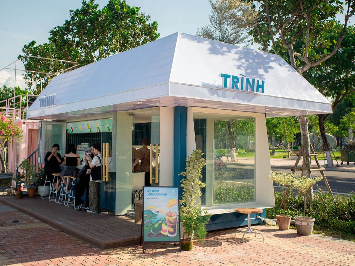 Trình Cà phê có không gian ấn tượng