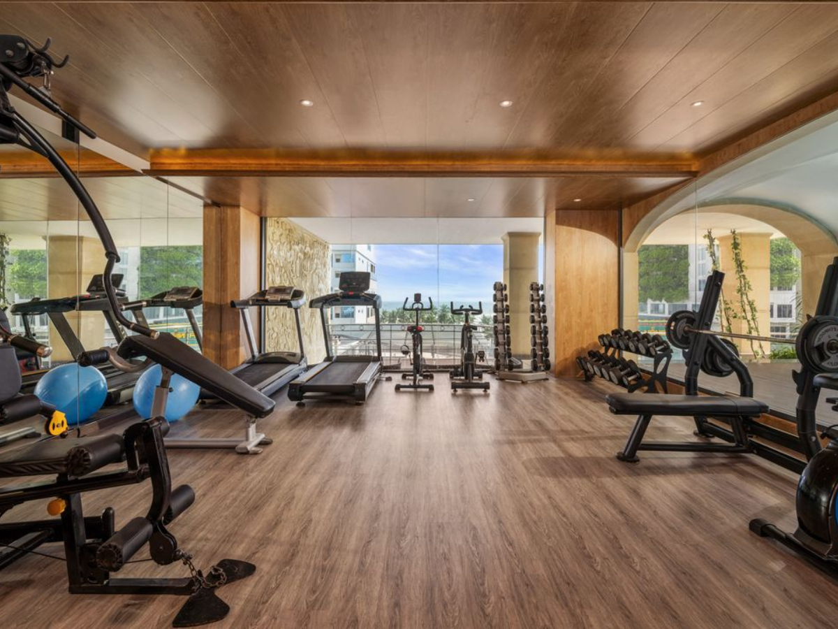 Cicilia Danang Hotels and Spa sở hữu trang thiết bị phòng gym hiện đại