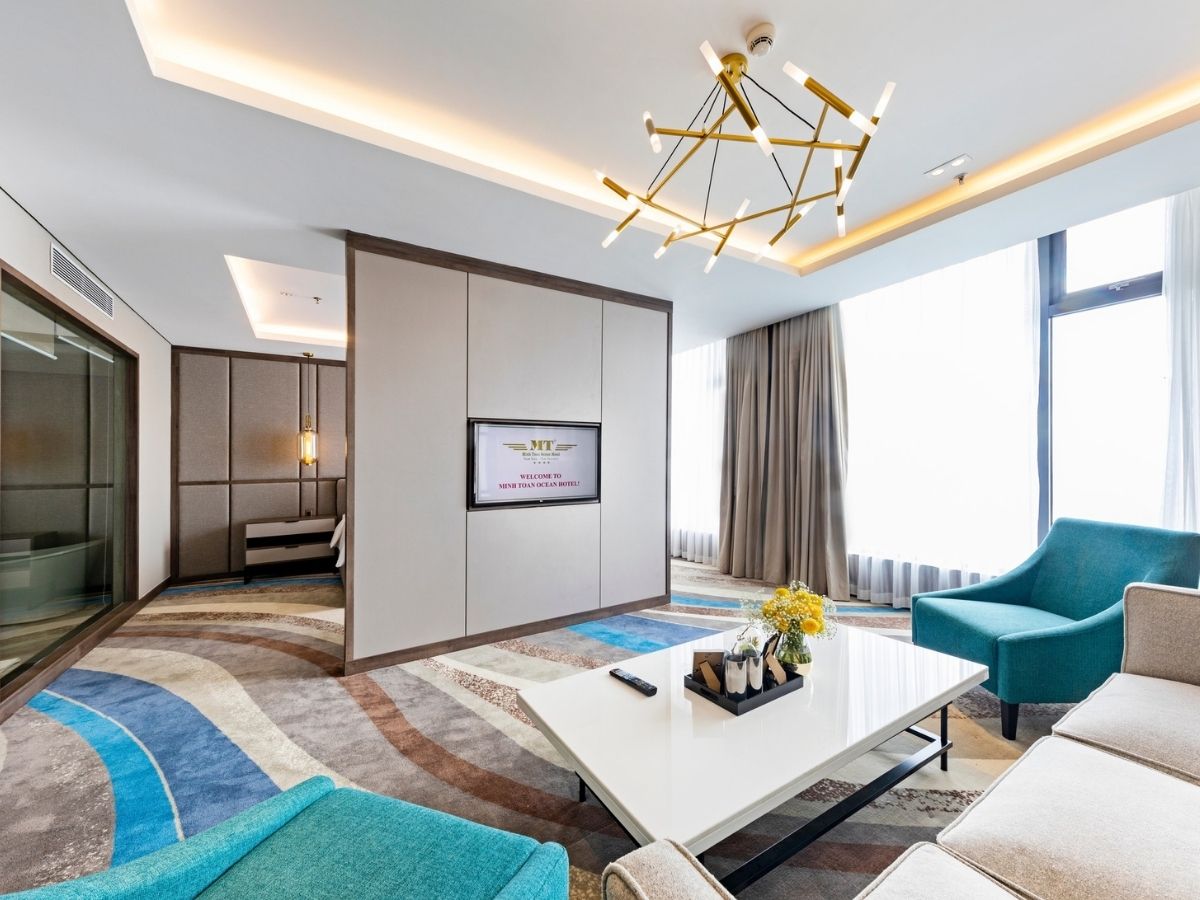 Minh Toan SAFI Ocean Hotel tận hưởng không gian nghỉ ngơi yên tĩnh, riêng biệt và thoải mái