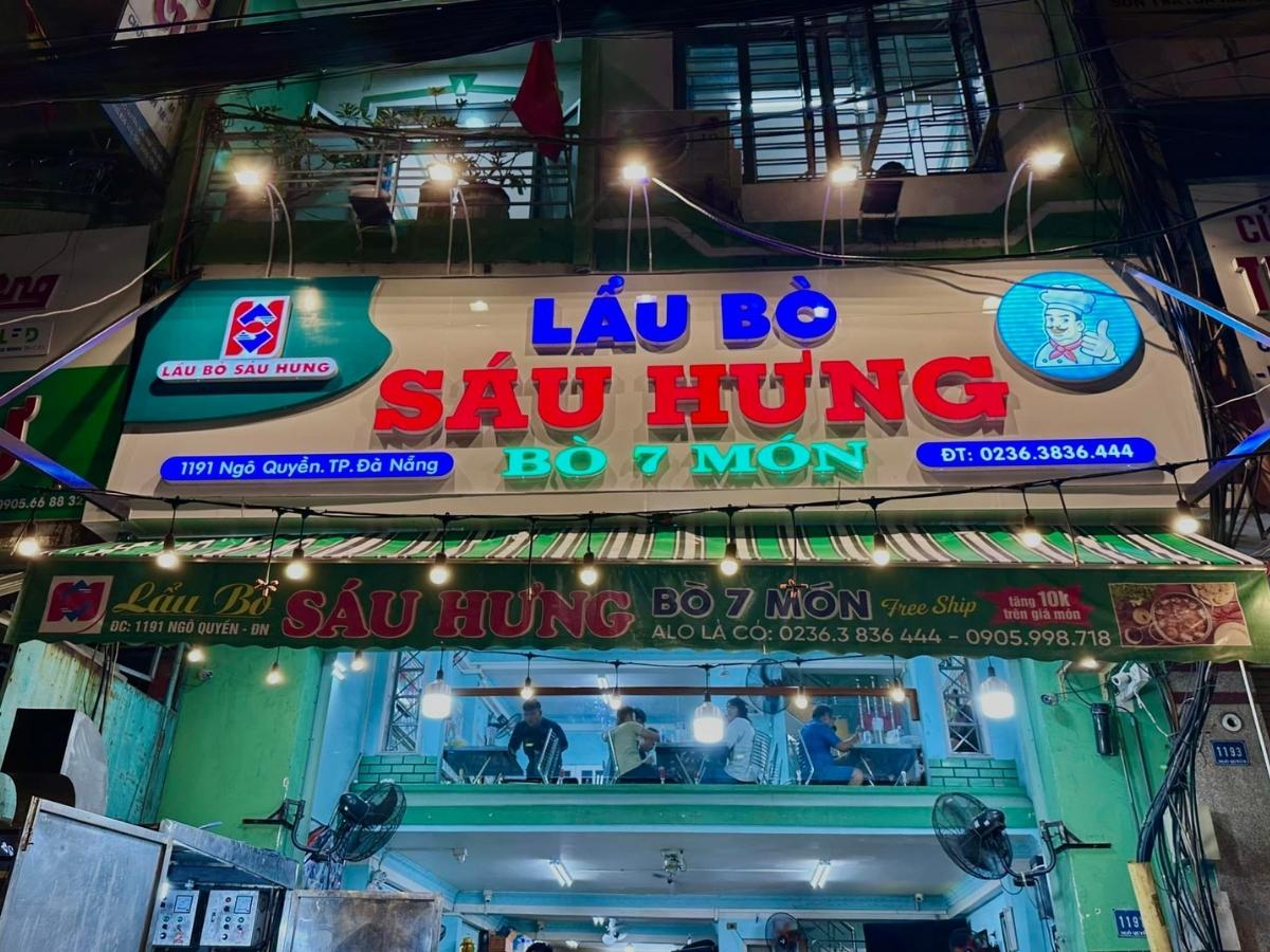 Lẩu bò Sáu Hưng nổi tiếng là địa chỉ quen thuộc với thực đơn các món bò phong phú