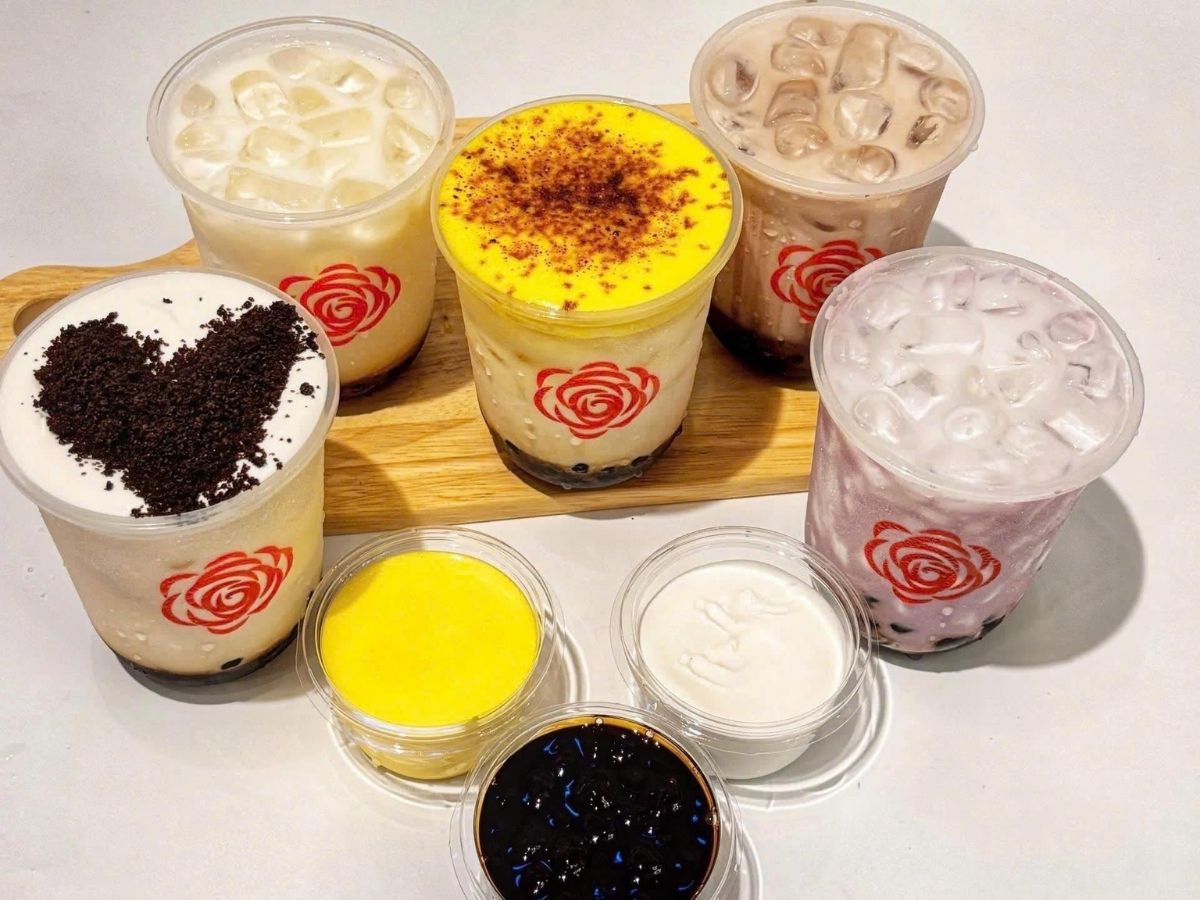 Những quán trà sữa Đà Nẵng hiện nay không ngừng đổi mới thực đơn, sáng tạo nhiều hương vị trà mới.