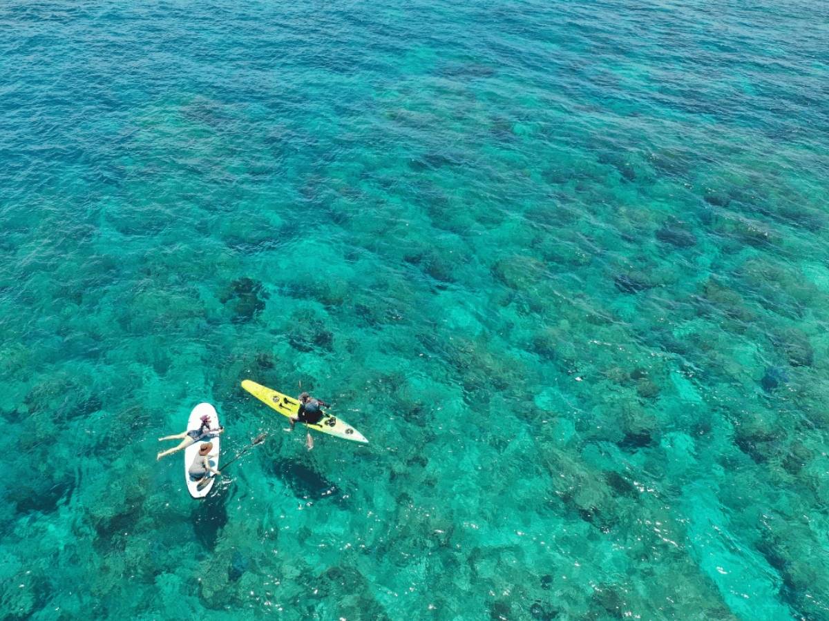 Biển Mỹ Khê hấp dẫn với làn nước trong vắt, sóng nhẹ nhàng là nơi tuyệt vời để tắm vào sáng sớm và chiều.