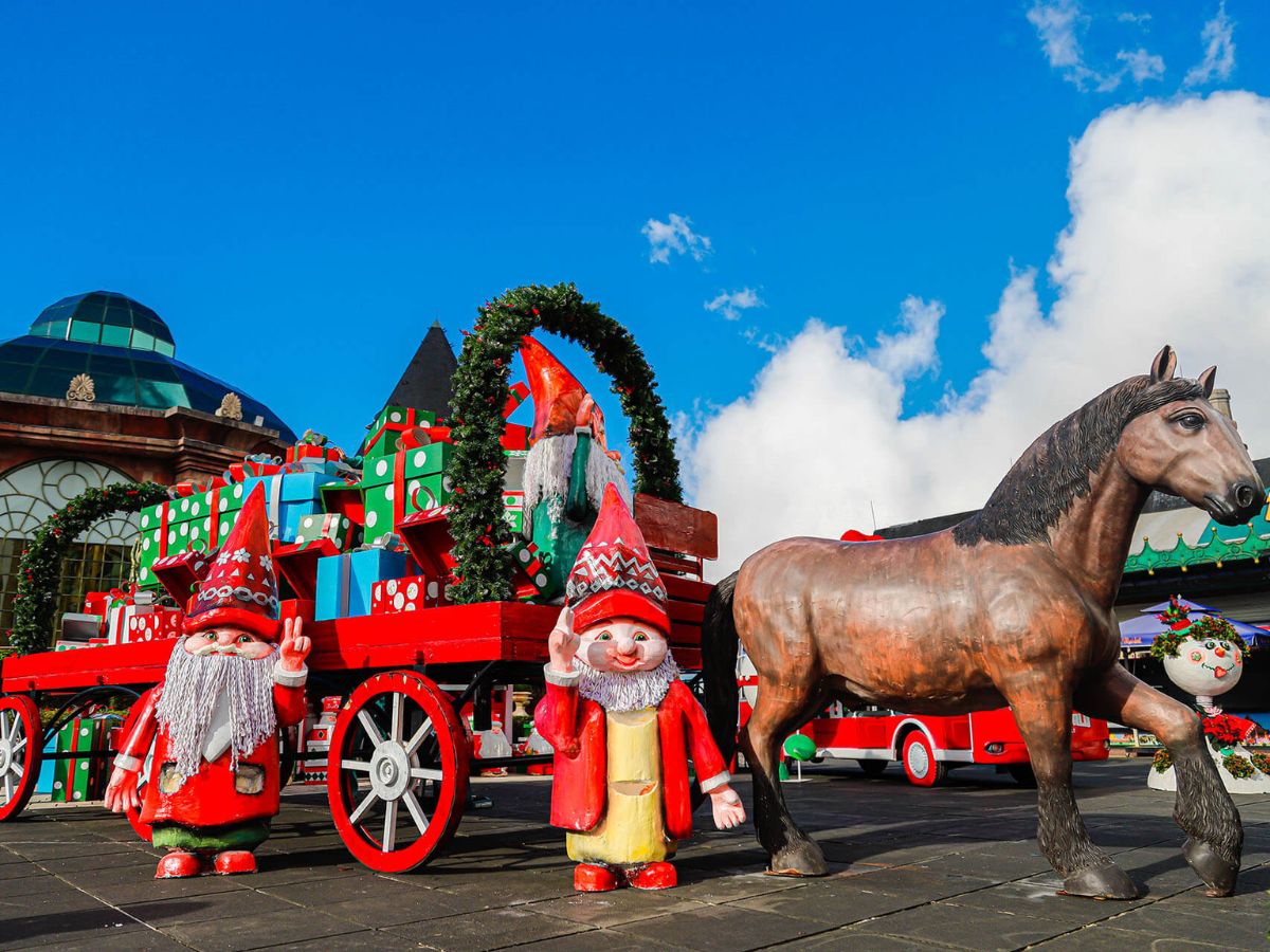 Không khí Giáng sinh tại Sun World Ba Na Hills luôn mang đến cho du khách nhiều trải nghiệm thú vị