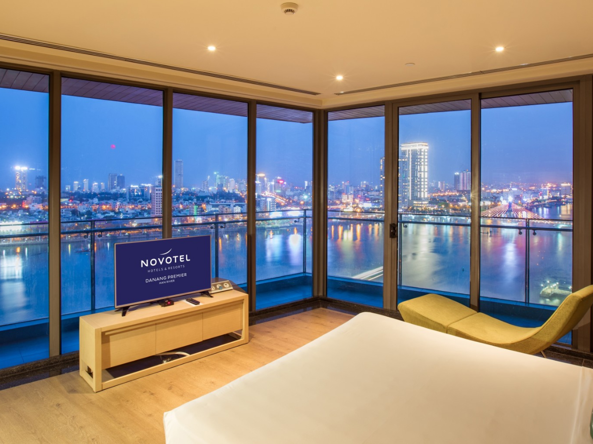 View ngắm trọn sông Hàn tại Novotel Danang Premier Han River Đà Nẵng. (Nguồn: Sưu tầm)