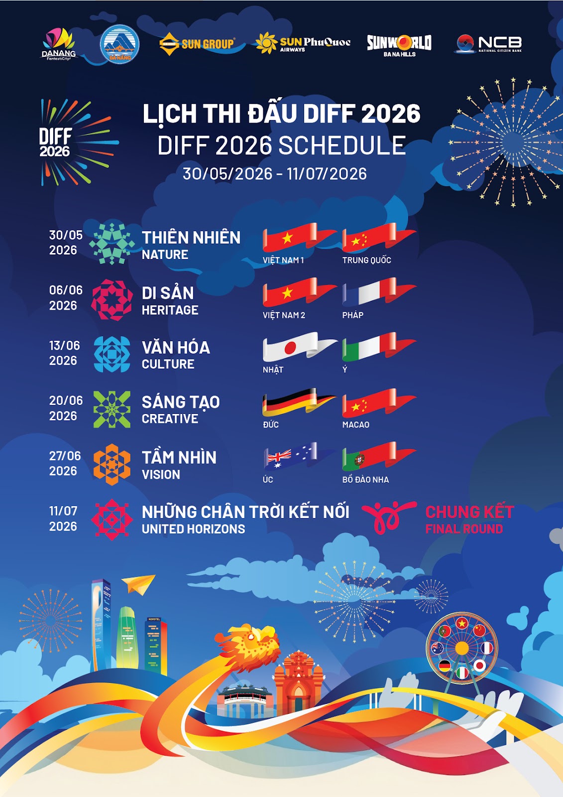 Lễ hội pháo hoa quốc tế Đà Nẵng 2026 (DIFF 2026)