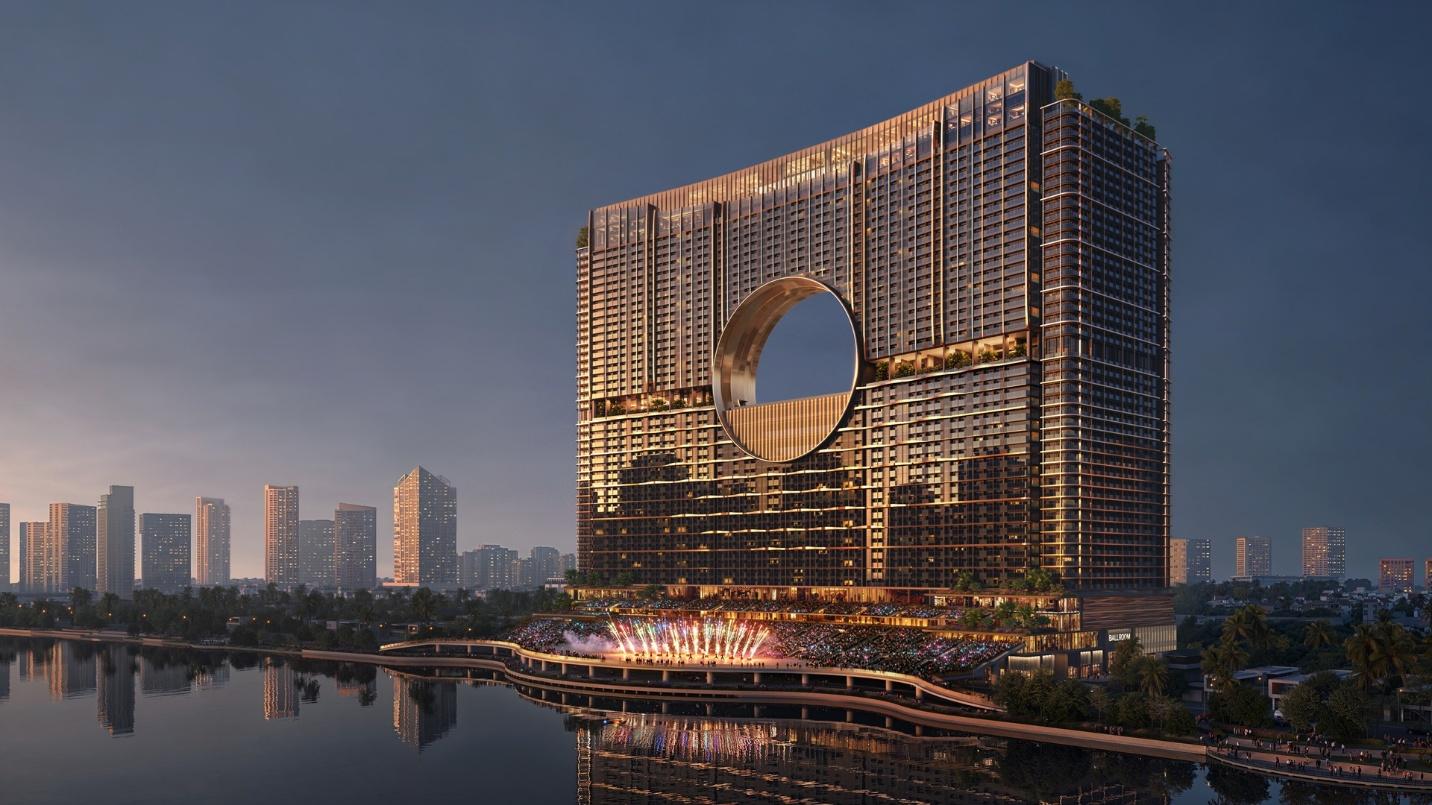 Sun Galaxy Complex được thiết kế lấy cảm hứng từ dòng chảy sông Hàn và hình ảnh vầng trăng