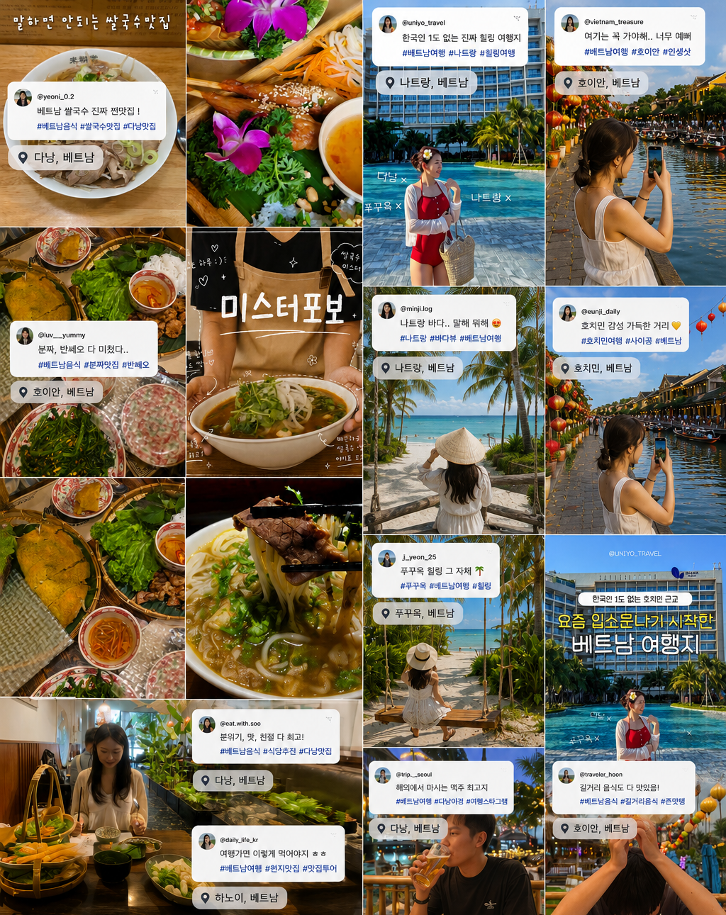 There's a wave of South Korean tourists sharing photos of their travels and Vietnamese food on social media platforms.
