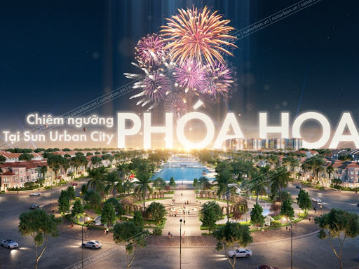 Bắn pháo hoa Hà Nam (Ninh Bình) tại Sun Urban City