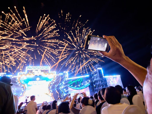 Khung cảnh bắn pháo hoa Hà Nam 2025