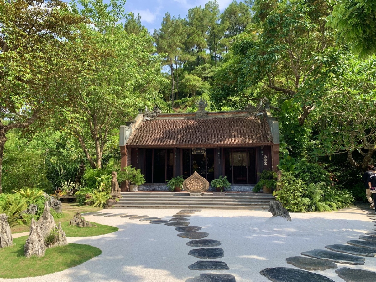 Chùa Địa Tạng Phi Lai Tự đẹp tựa chốn bồng lai tiền cảnh