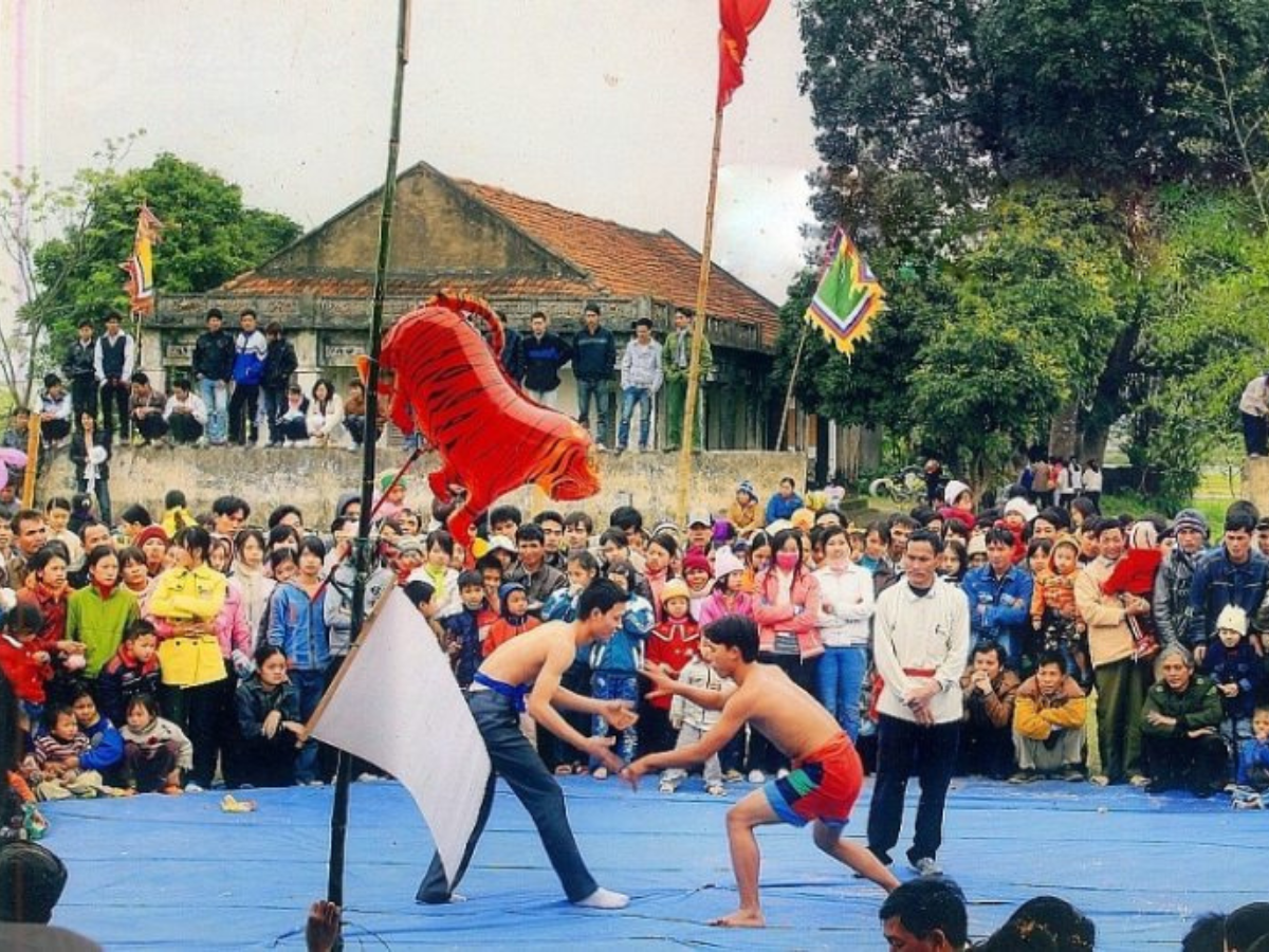 Nét đẹp thượng võ của hội vật võ Liễu Đôi