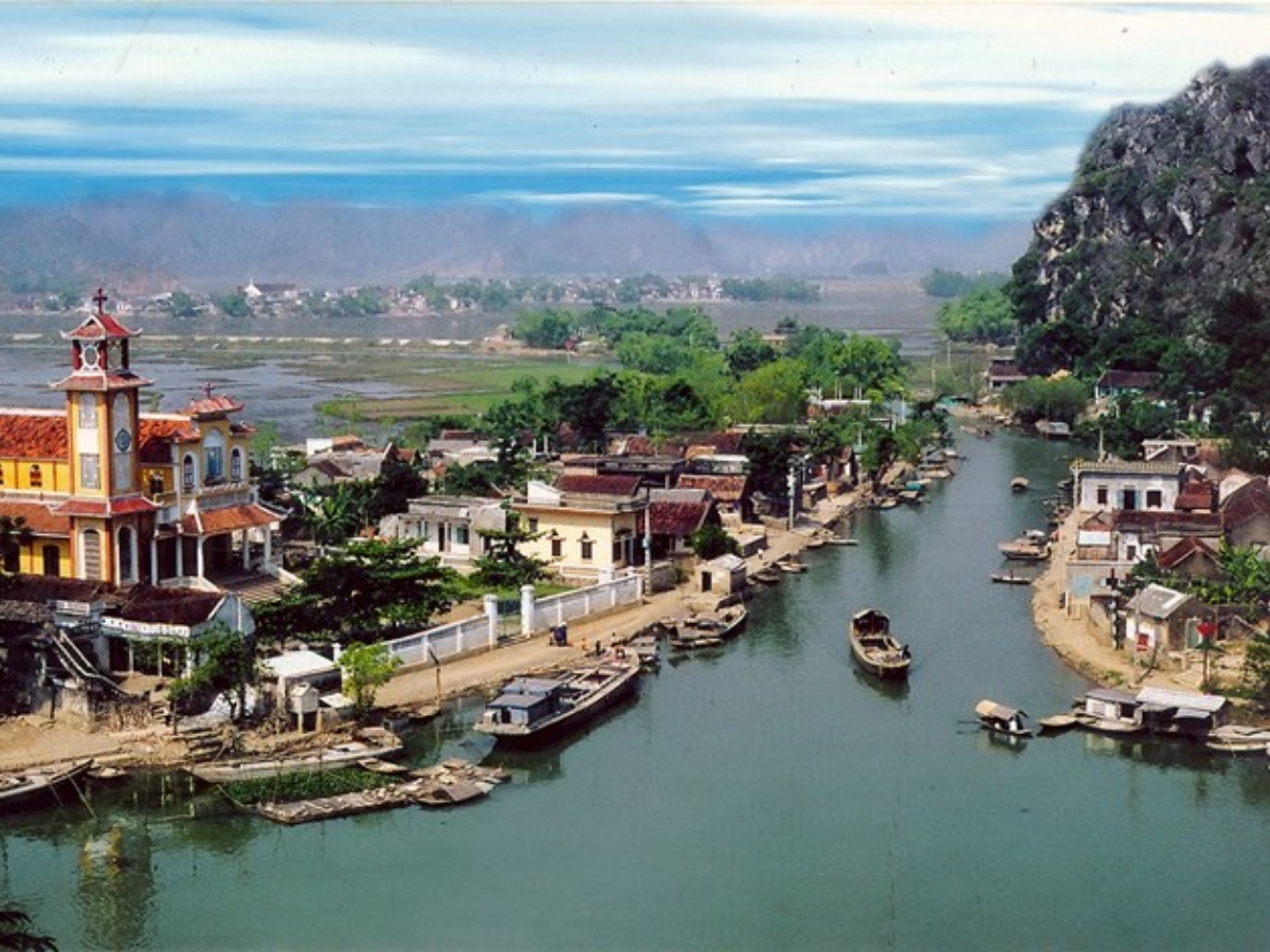 Cảnh quan tuyệt đẹp tại Khu du lịch Kênh Gà.