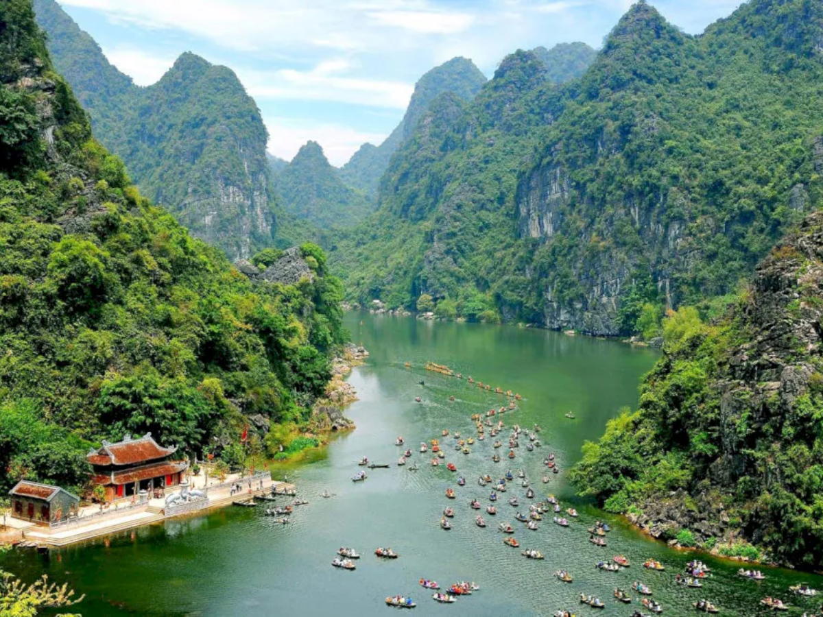 Tràng An có vị trí thuận tiện khi nằm gần trung tâm thành phố Ninh Bình.