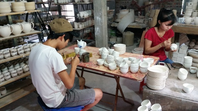Di chỉ gốm cổ Bồ Bát tại thôn Bạch Liên – nơi phát hiện nhiều mảnh gốm và lò nung có niên đại hàng nghìn năm.