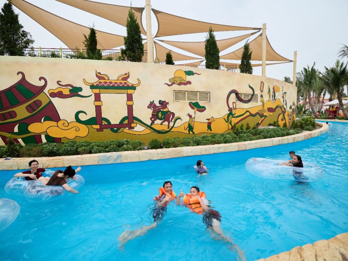 Các khu check-in tại Sun World Ha Nam được thiết kế đa dạng và bắt mắt
