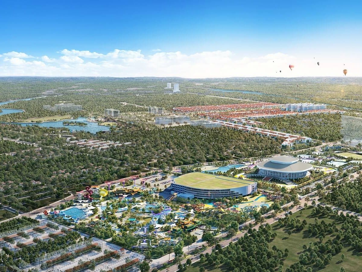 Sun World Ha Nam cách Hà Nội khoảng 50–60km và dễ dàng di chuyển trong hơn một giờ