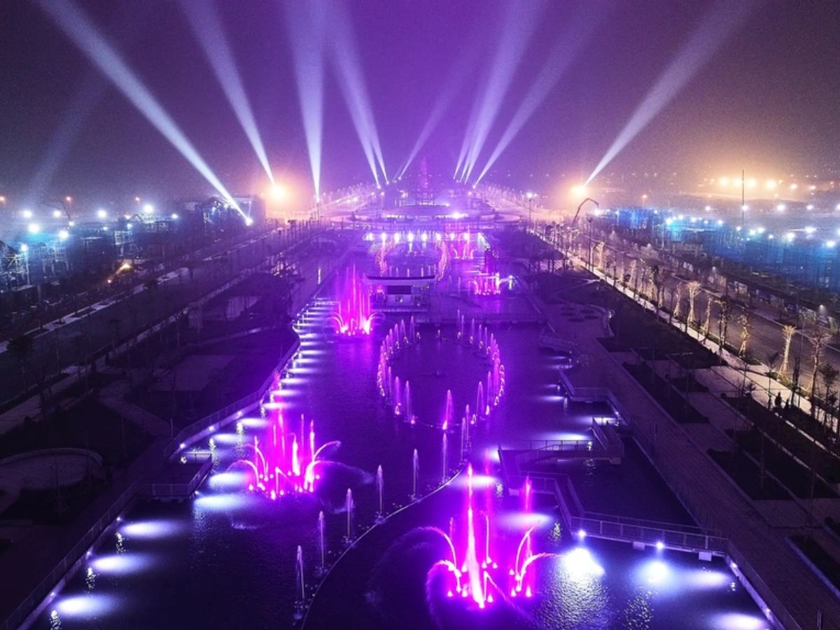 Quảng Trường Ánh Sáng Sun Urban City nổi bật với không gian hiện đại và giàu trải nghiệm. (Nguồn: Sưu tầm)