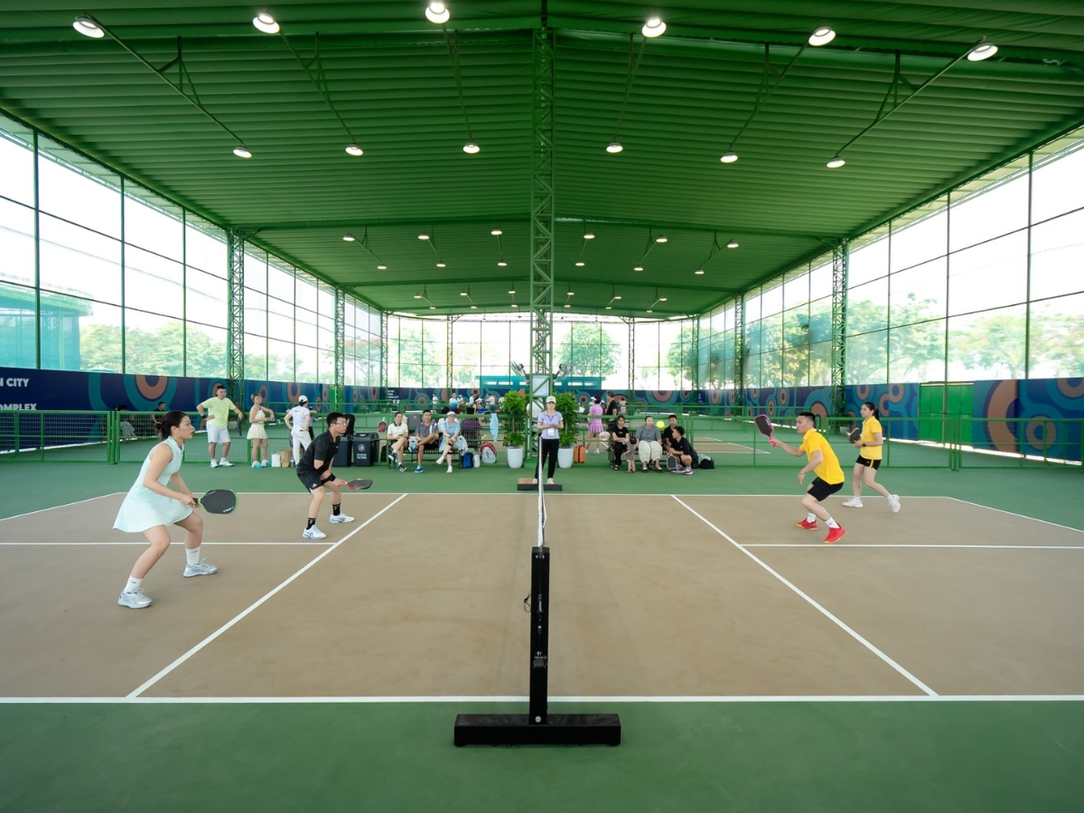 Sun Sports City sở hữu 41 sân pickleball có mái che, đáp ứng nhu cầu tập luyện quanh năm. (Nguồn: Sưu tầm)