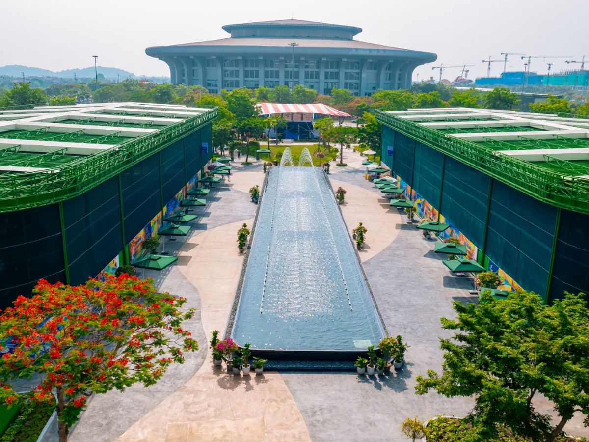 Sun Sports City có nhiều góc chụp ảnh năng động và hiện đại. (Nguồn: Sưu tầm)