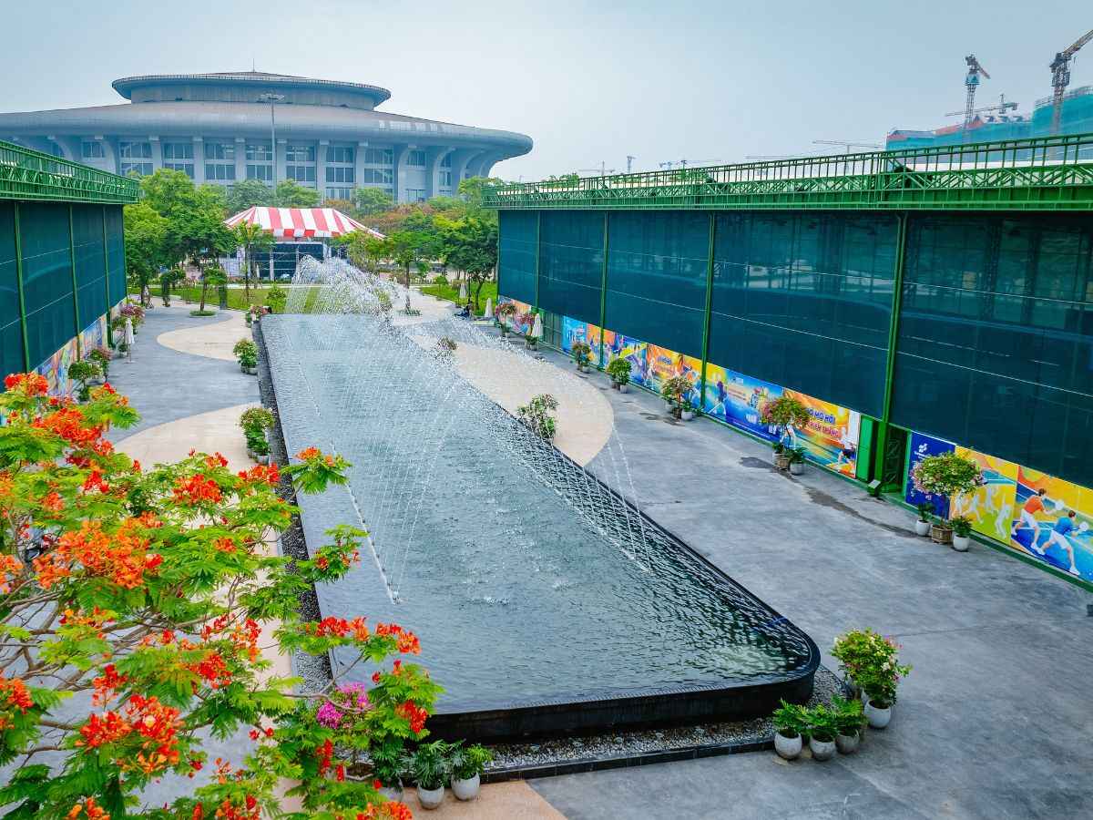 Người yêu thể thao có thể ghé đến Sun Sports City gần Hà Nội để vui chơi và vận động trong công viên rộng lớn và khang trang. (Nguồn: Sưu tầm)