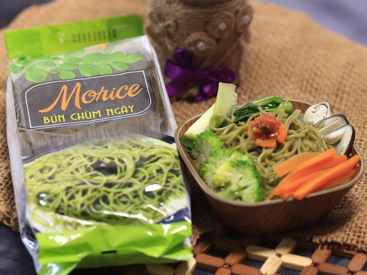 Bún, miến, phở chùm ngây Hà Nam hiệu Morice đã được công nhận đạt chuẩn OCOP 3 sao của Hà Nam. (Nguồn: Sưu tầm)