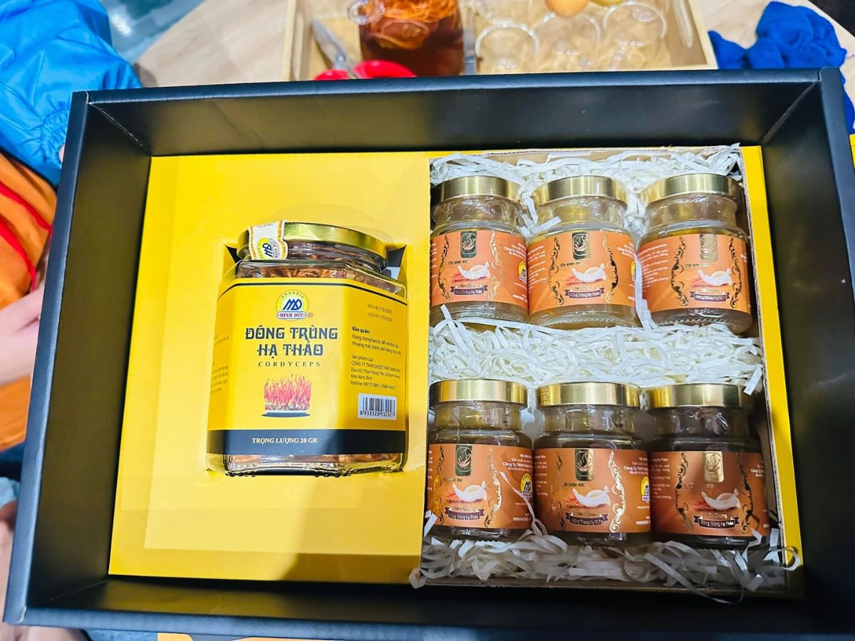 Đông trùng hạ thảo Minh Đức là đặc sản OCOP của Hà Nam được đánh giá cao nhờ mang lại giá trị dinh dưỡng tối ưu. (Nguồn: Sưu tầm)
