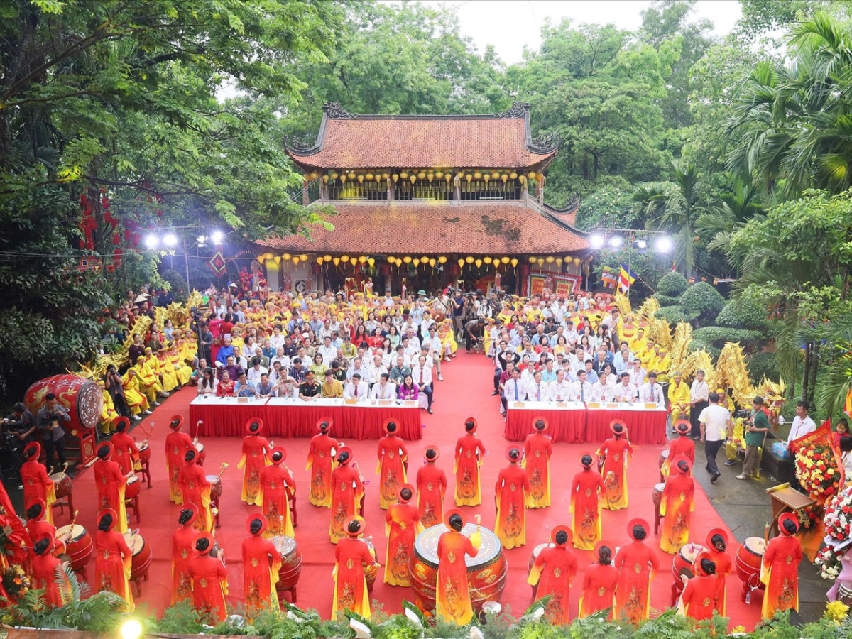 Lễ hội chùa Long Đọi Sơn. (Nguồn: Sưu tầm)