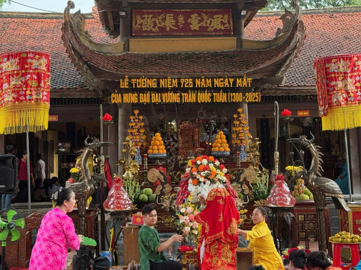 Lễ hội đền Trần Thương. (Nguồn: Sưu tầm)