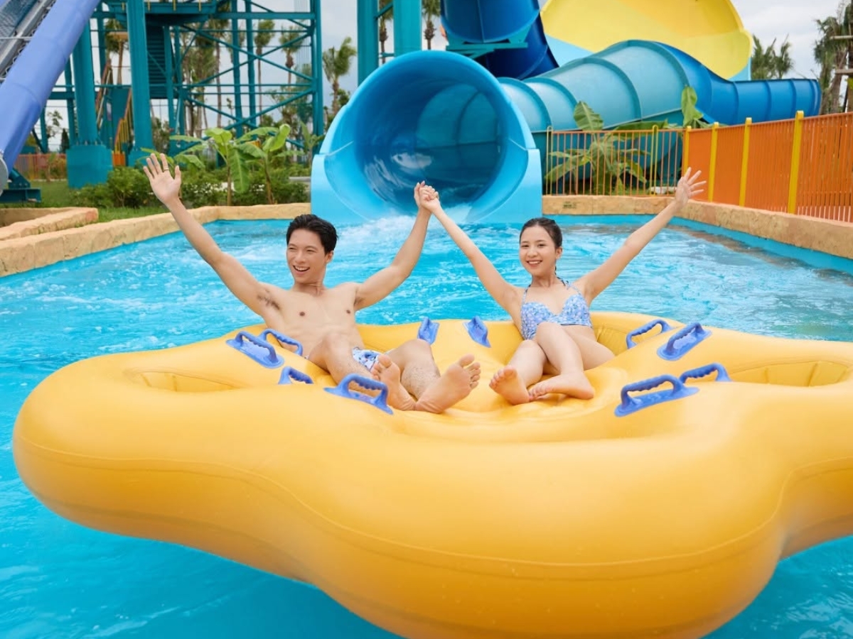 Sun World Ha Nam thu hút du khách với công viên nước hấp dẫn và không gian kiến trúc độc đáo. (Nguồn: Sưu tầm)