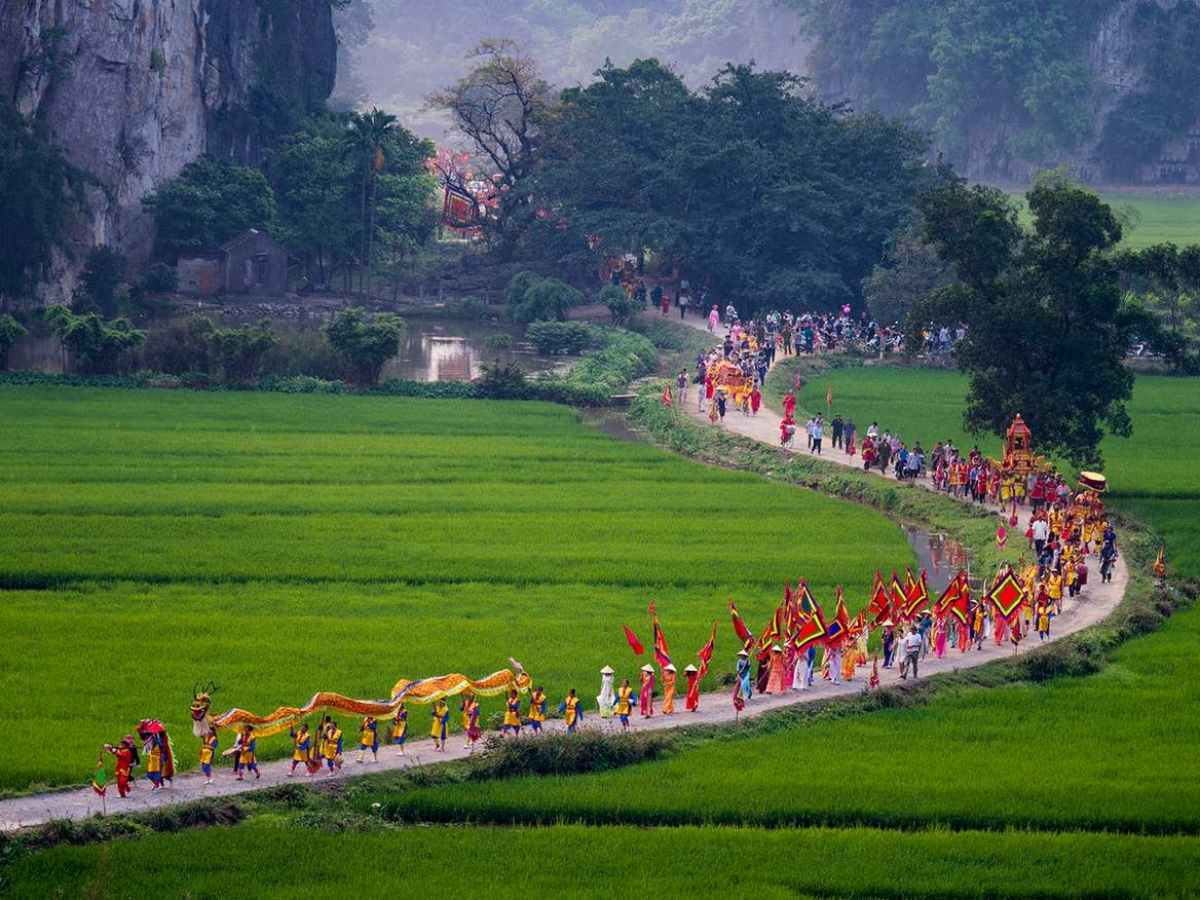 Lễ hội đền La được tổ chức tại đền La từ ngày 13 - 15 tháng Giêng hàng năm. (Nguồn: Sưu tầm)