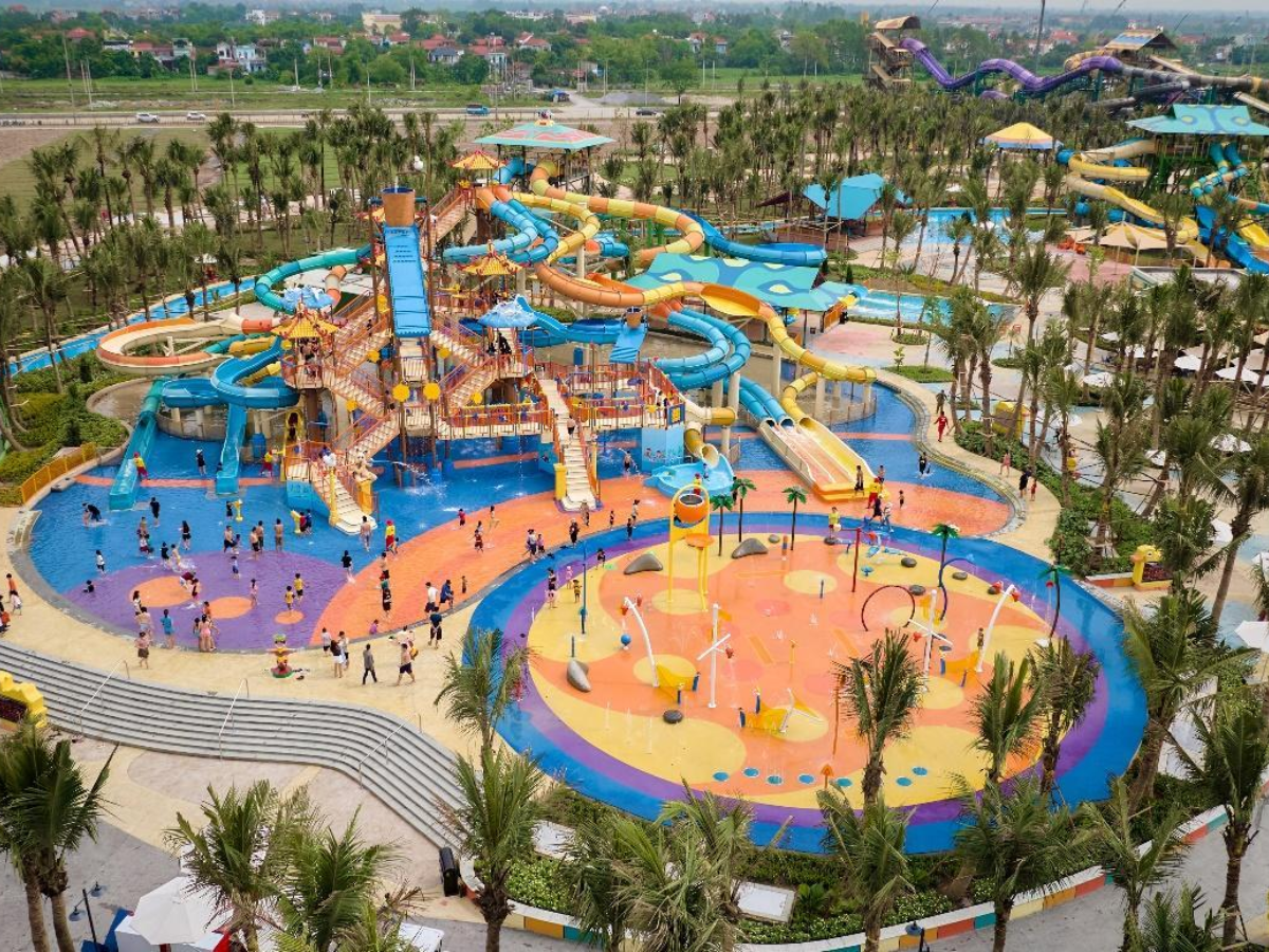 Sun World Ha Nam sở hữu đa dạng các trò chơi và ống trượt cho du khách thỏa thích vui chơi. (Nguồn: Sưu tầm)