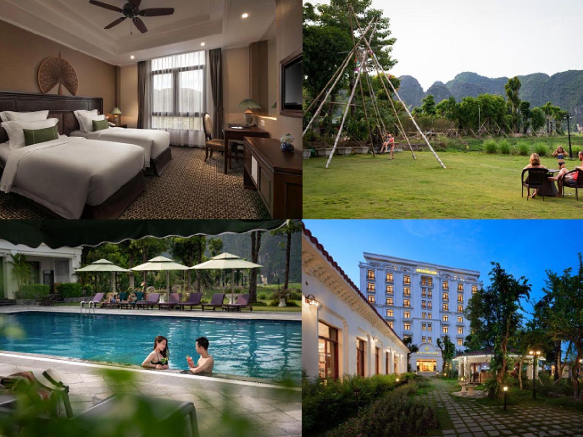 Ninh Binh Hidden Charm Hotel & Resort được đánh giá là khách sạn cao cấp hàng đầu ở khu vực Tam Cốc bích Động hiện nay. (Nguồn: sưu tầm)