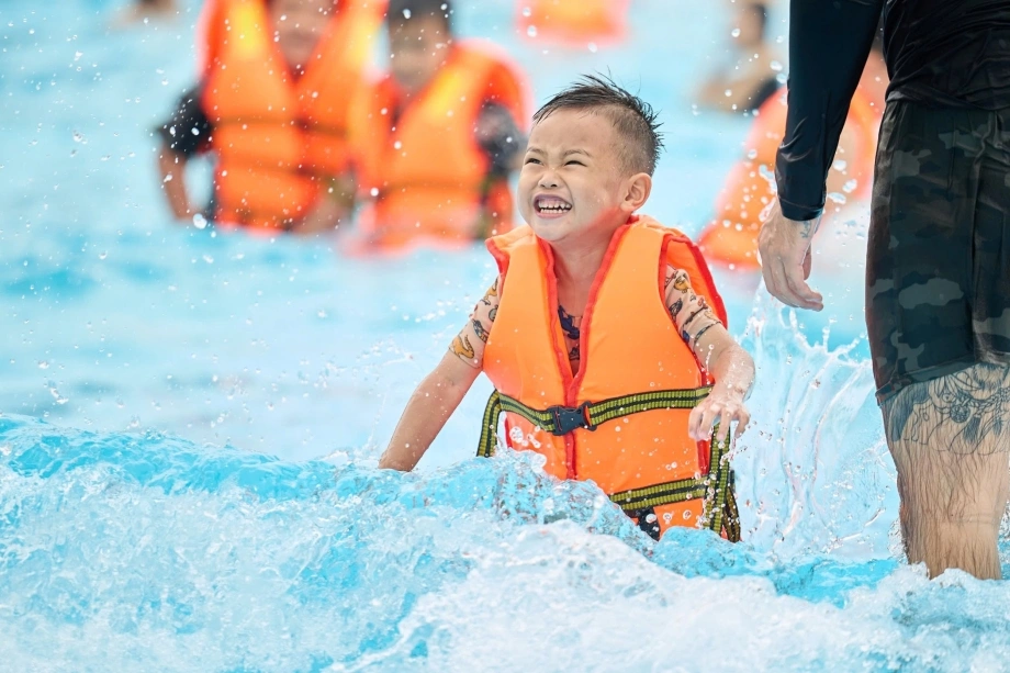 Các trò chơi ở Sun World Ha Nam được các bạn nhỏ yêu thích. (Nguồn: Sưu tầm)